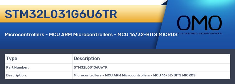 STM32L031G6U6TR