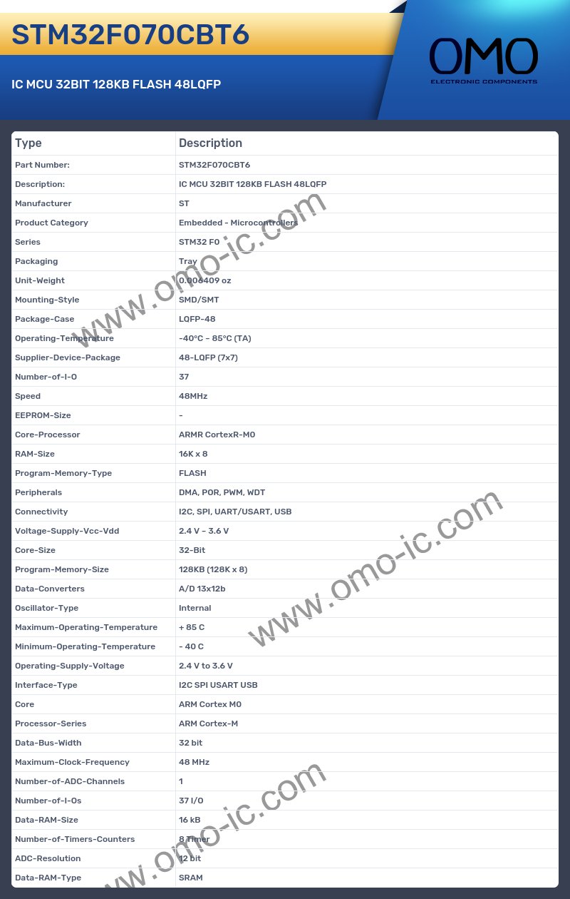 STM32F070CBT6
