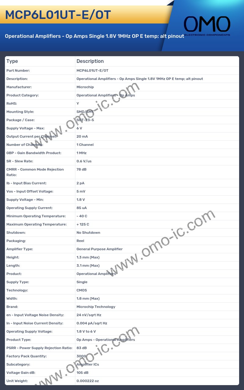 MCP6L01UT-E/OT