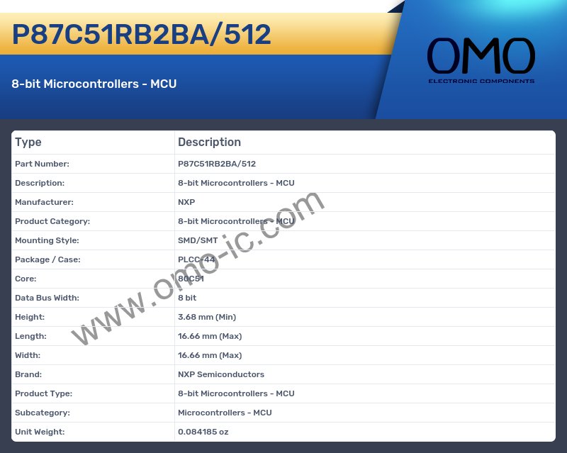 P87C51RB2BA/512