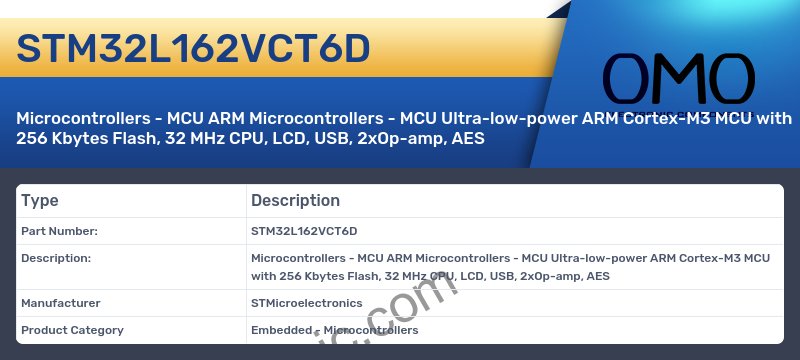 STM32L162VCT6D