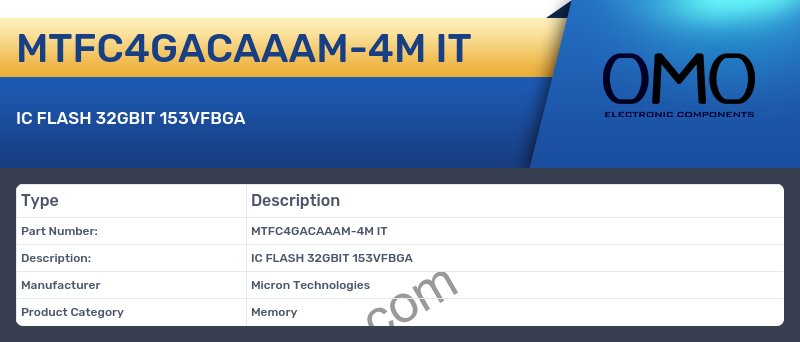 MTFC4GACAAAM-4M IT
