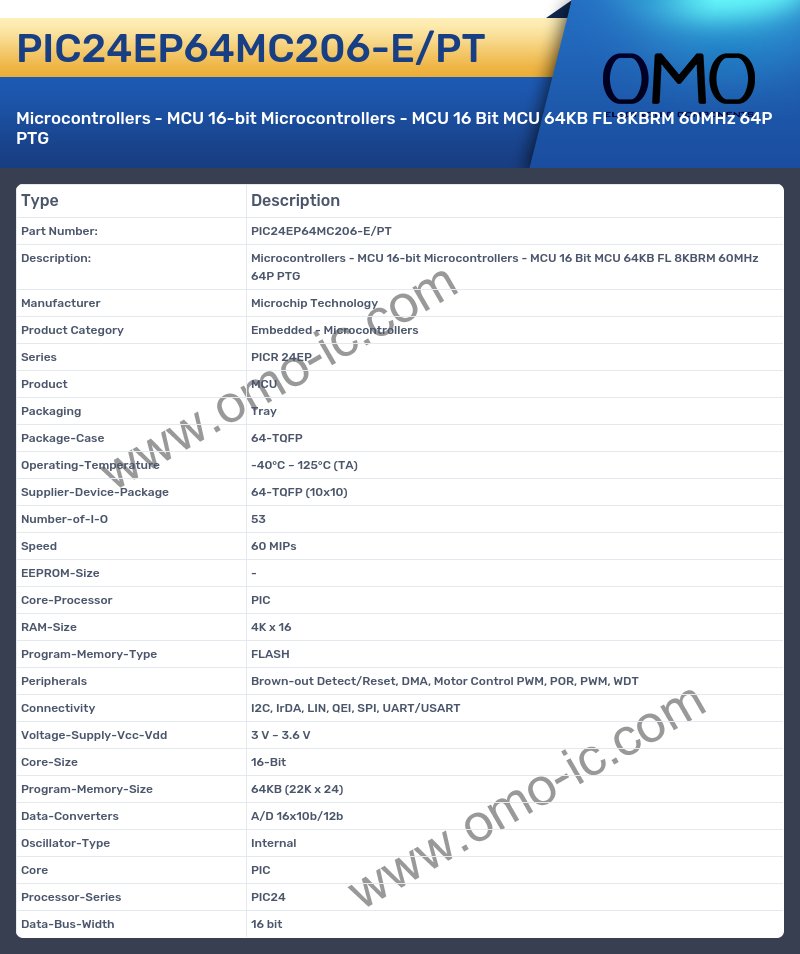 PIC24EP64MC206-E/PT