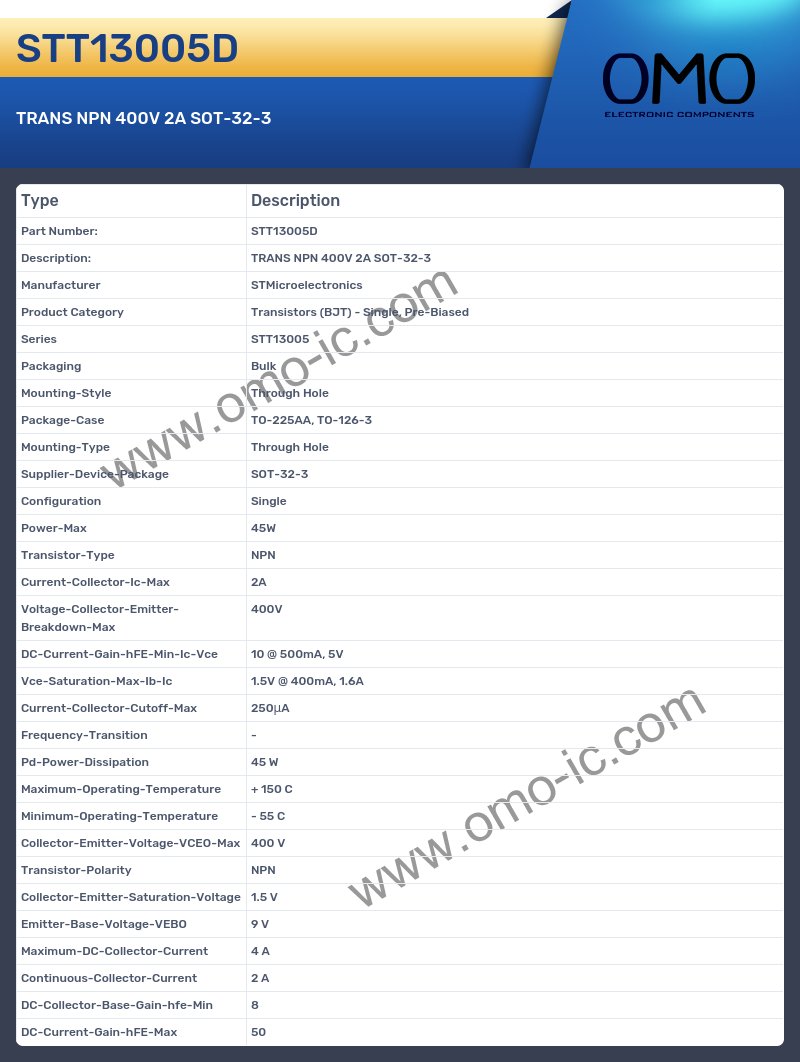 STT13005D