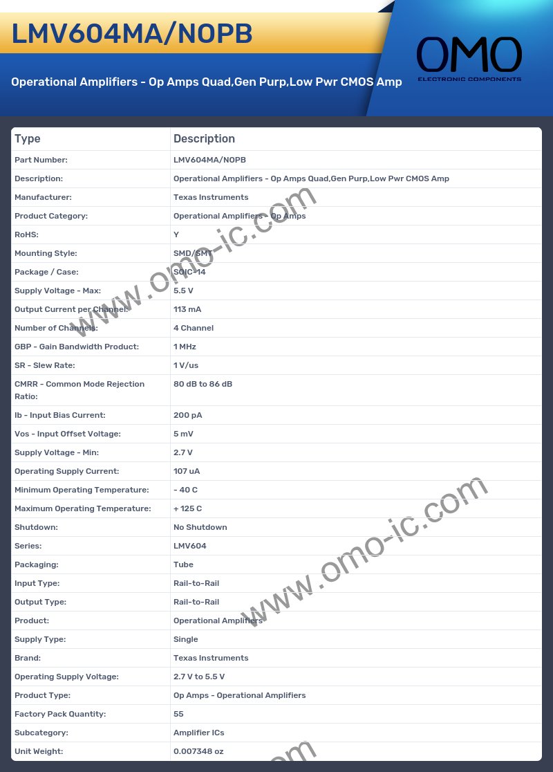LMV604MA/NOPB