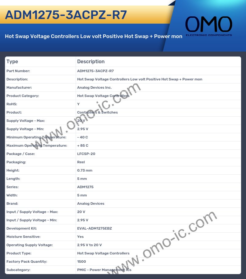 ADM1275-3ACPZ-R7