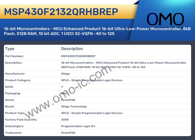 MSP430F2132QRHBREP