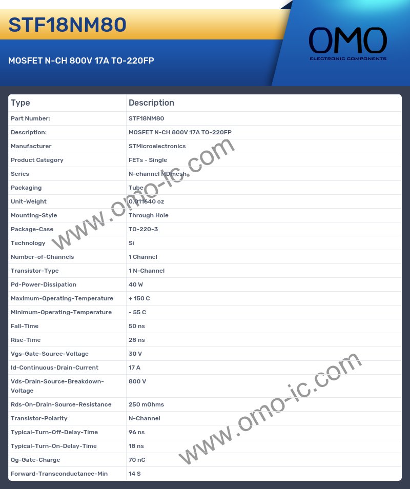 STF18NM80