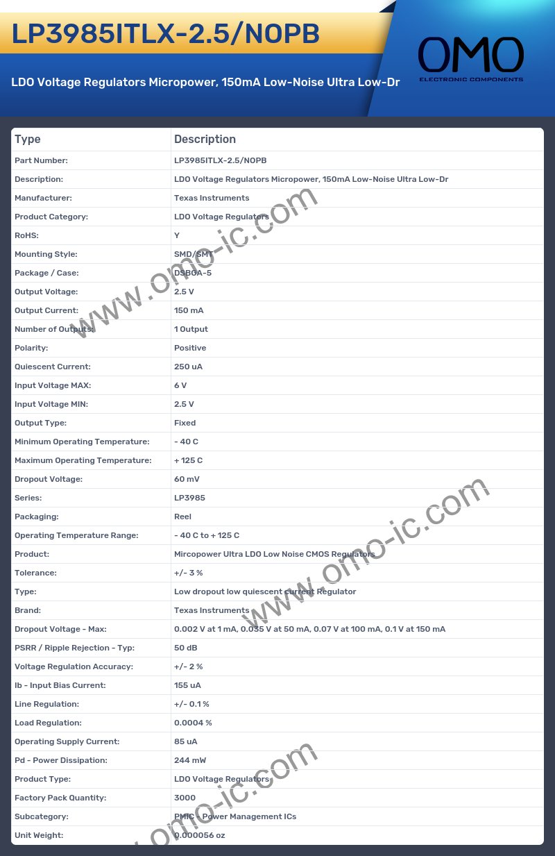 LP3985ITLX-2.5/NOPB