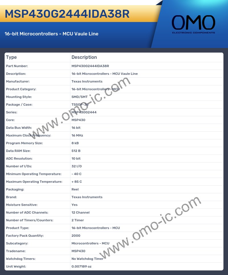 MSP430G2444IDA38R