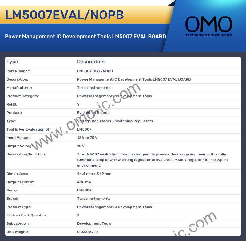 LM5007EVAL/NOPB