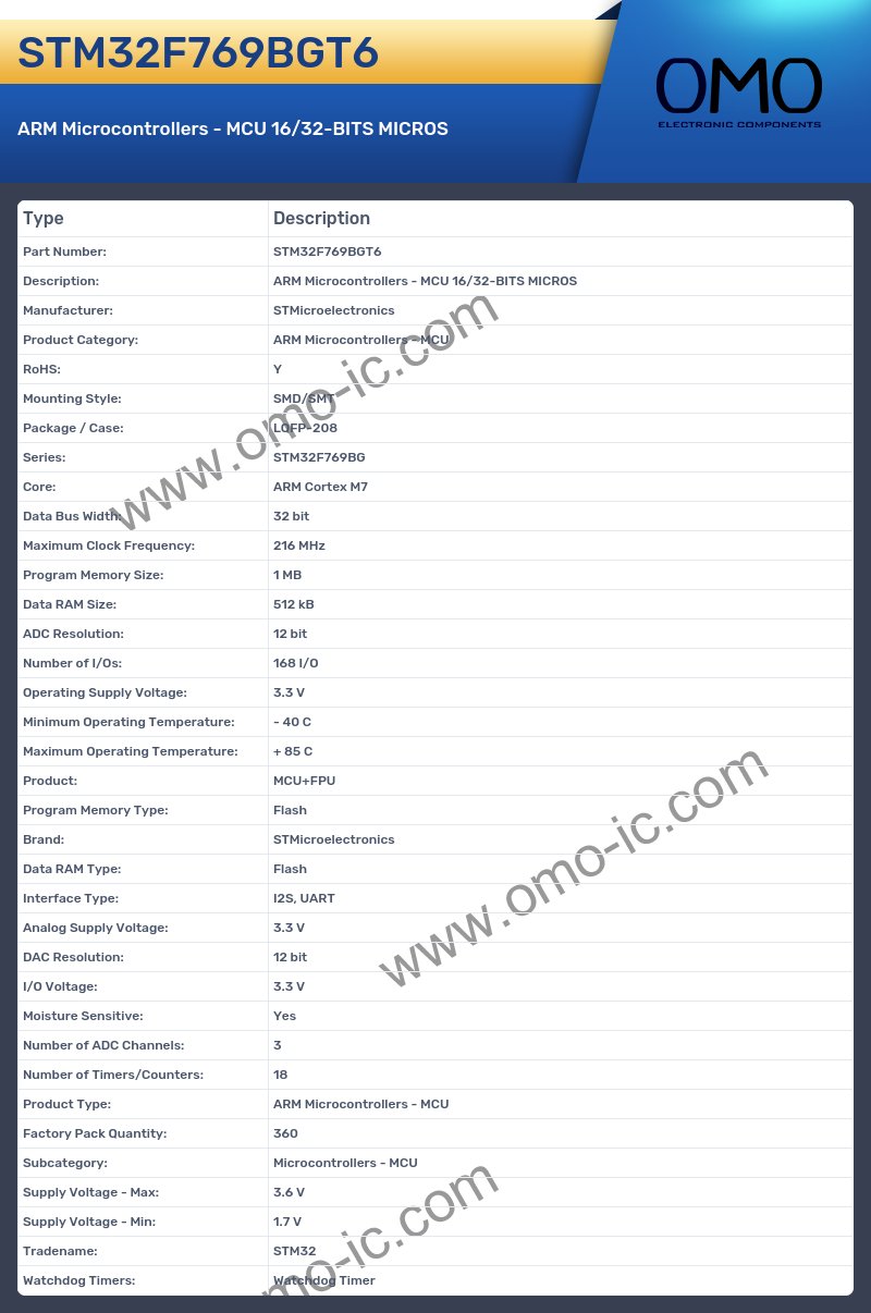 STM32F769BGT6