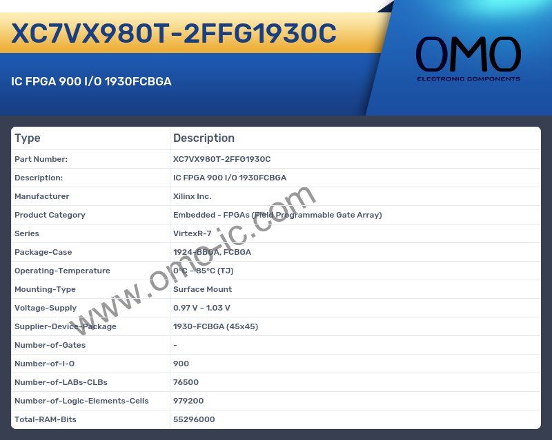 XC7VX980T-2FFG1930C