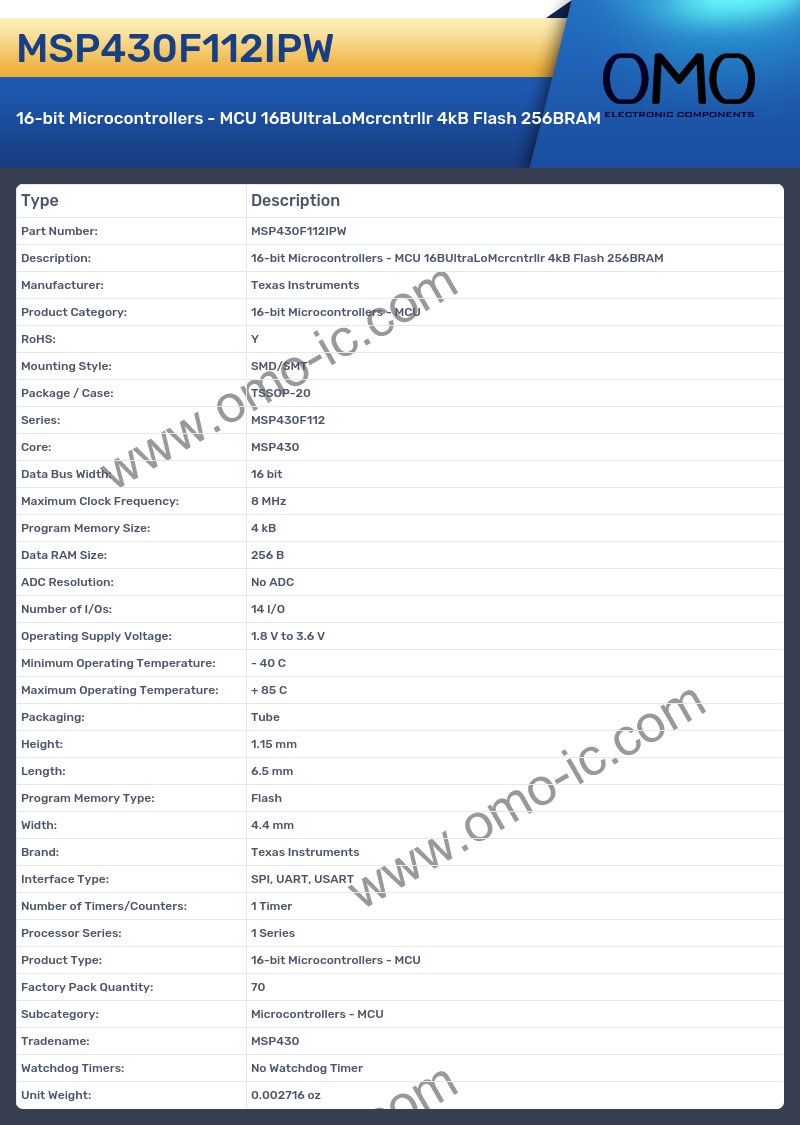 MSP430F112IPW