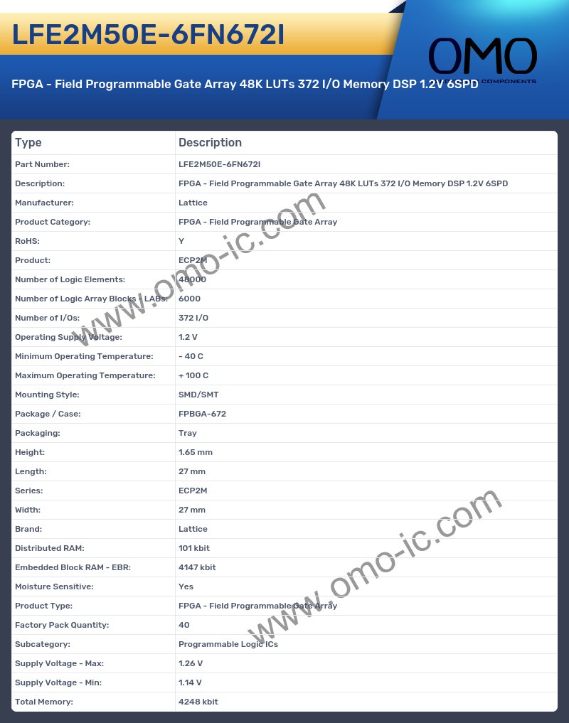 LFE2M50E-6FN672I