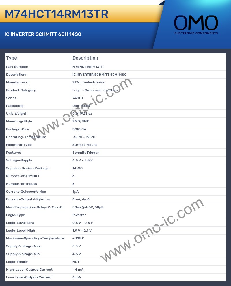 M74HCT14RM13TR