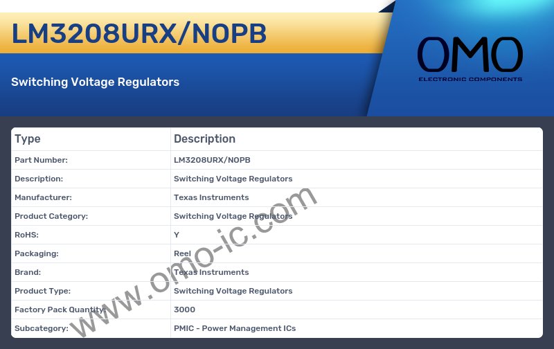 LM3208URX/NOPB