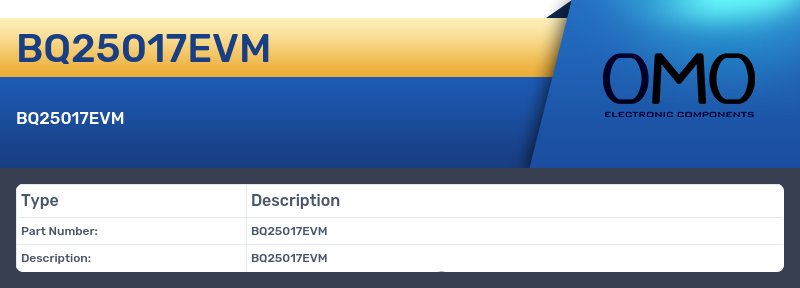 BQ25017EVM
