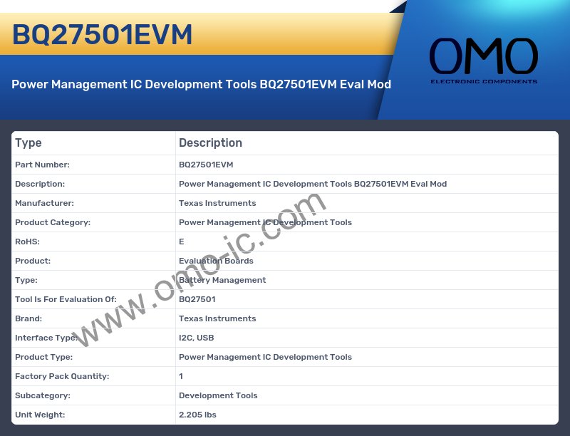 BQ27501EVM