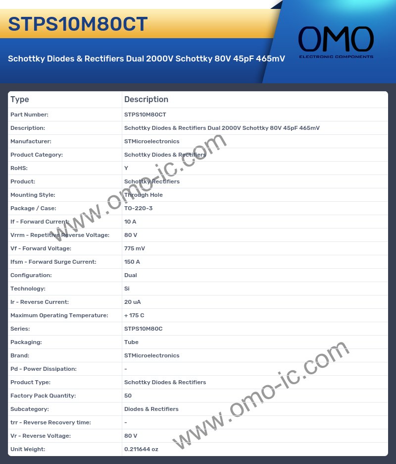 STPS10M80CT