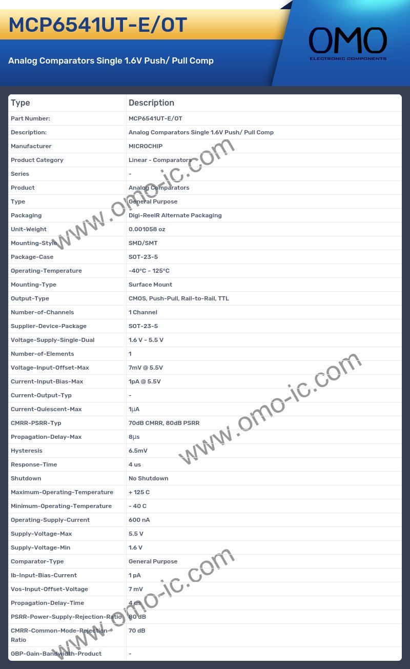 MCP6541UT-E/OT