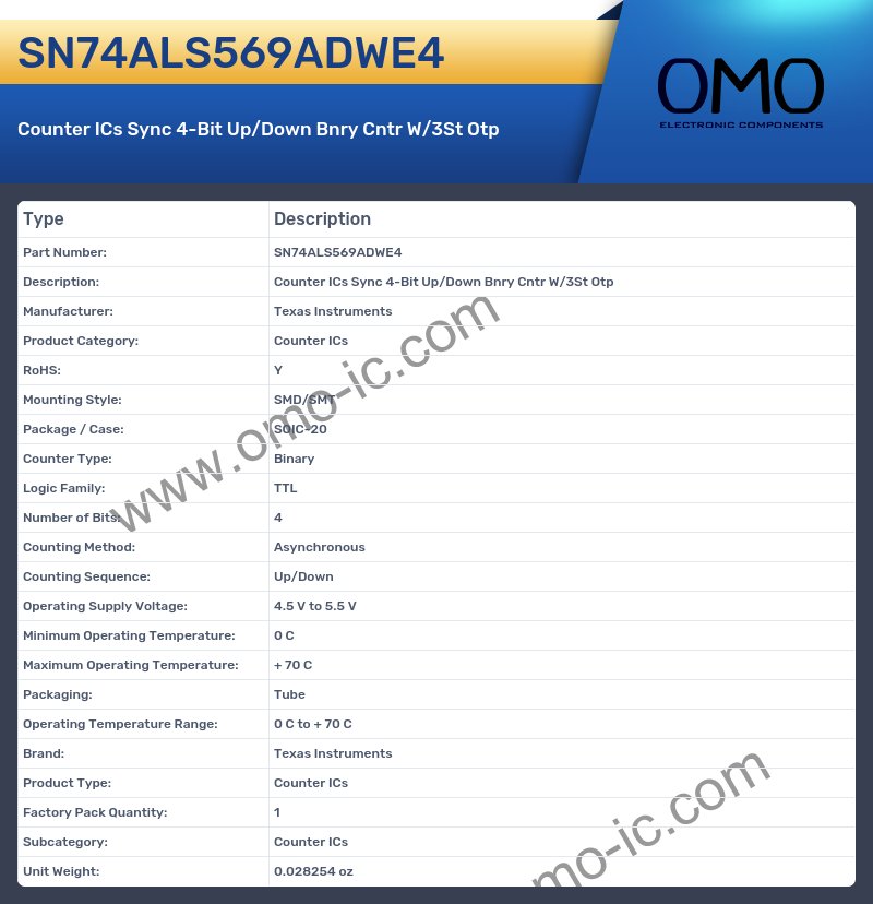 SN74ALS569ADWE4