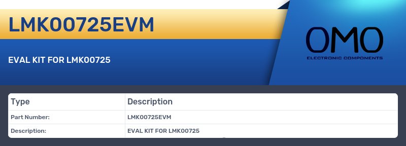 LMK00725EVM