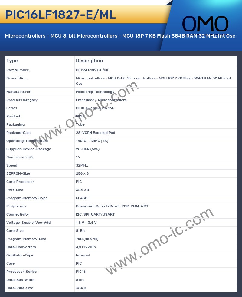 PIC16LF1827-E/ML