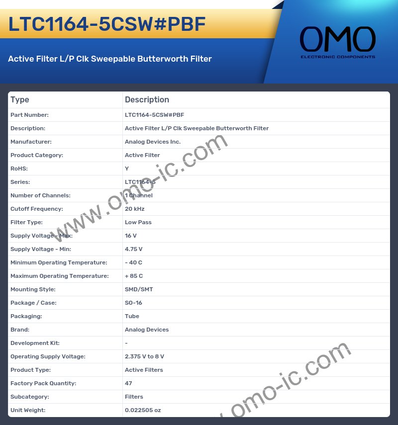 LTC1164-5CSW#PBF