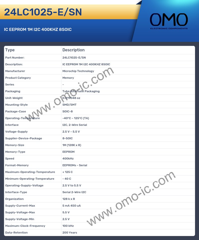 24LC1025-E/SN