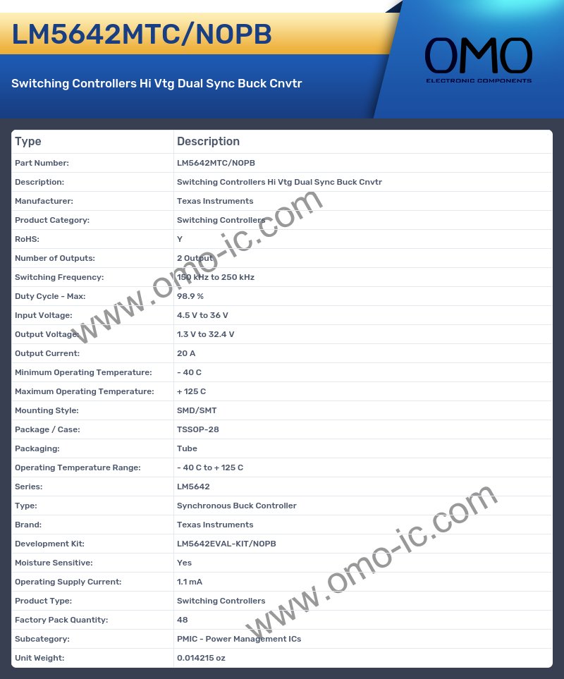 LM5642MTC/NOPB