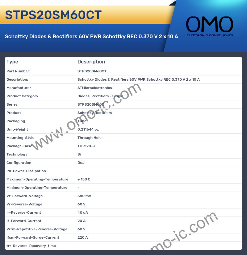 STPS20SM60CT