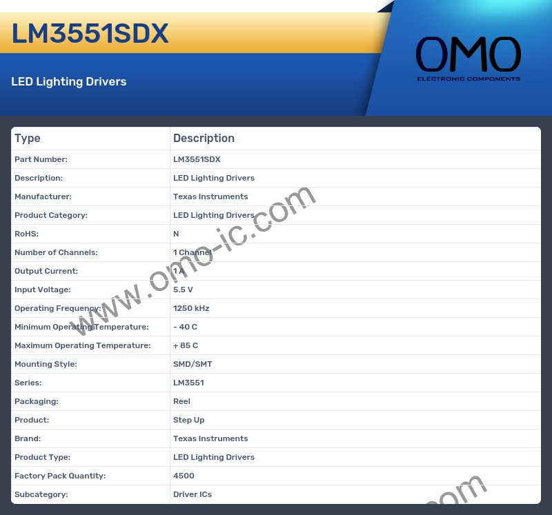 LM3551SDX