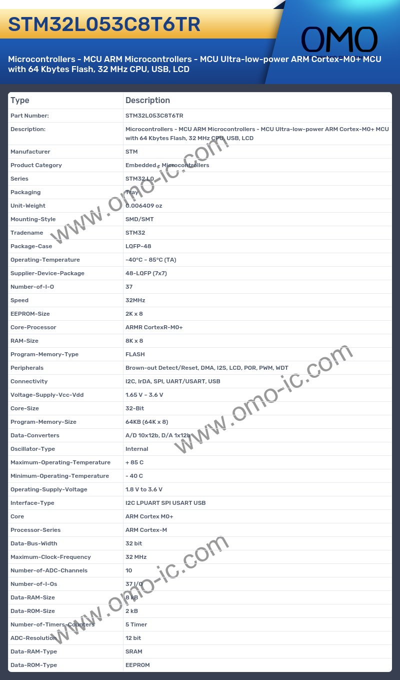 STM32L053C8T6TR