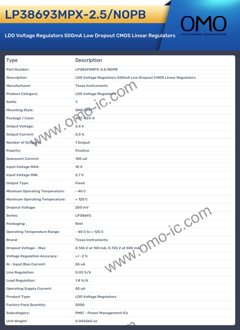 LP38693MPX-2.5/NOPB
