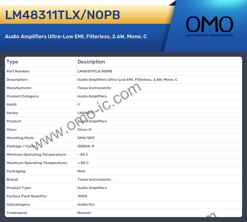 LM48311TLX/NOPB