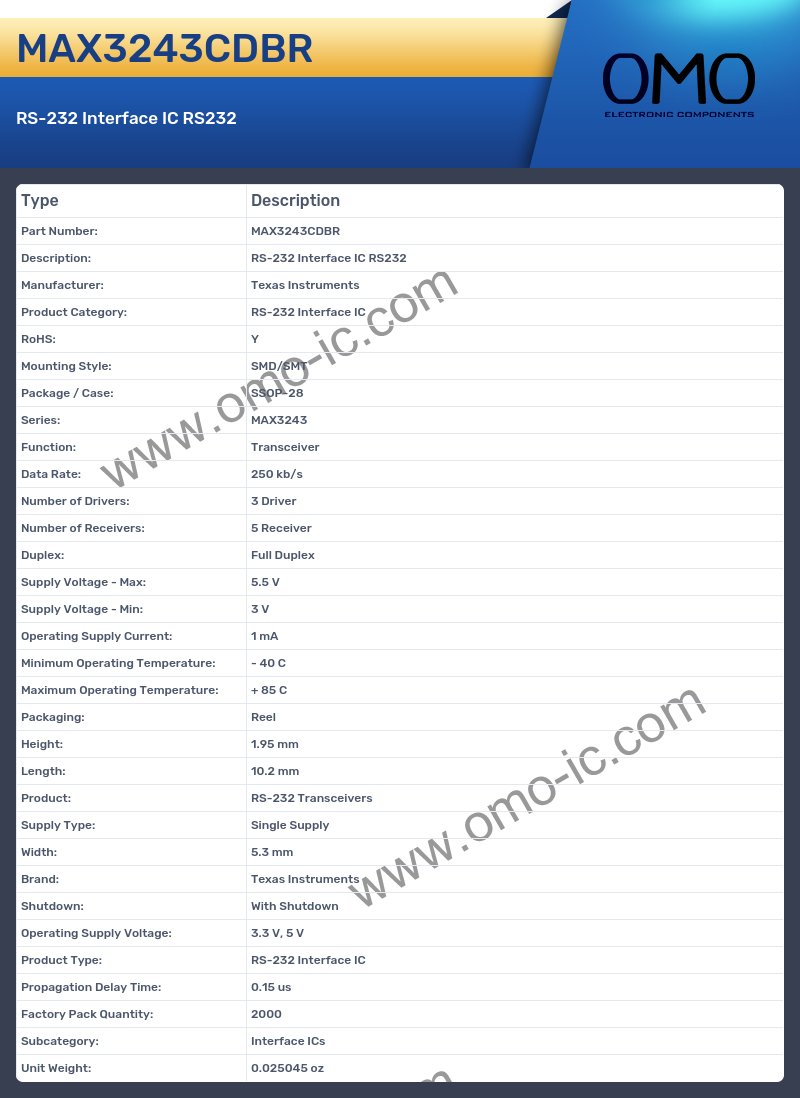 MAX3243CDBR