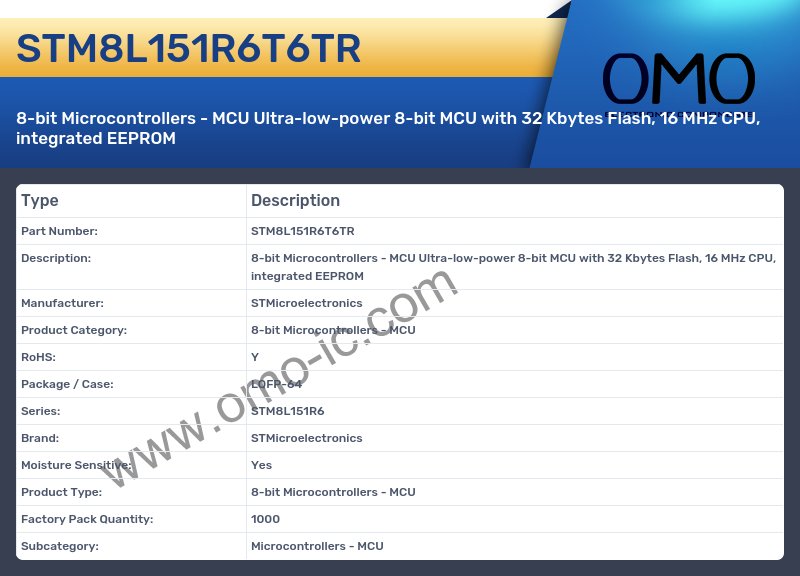 STM8L151R6T6TR