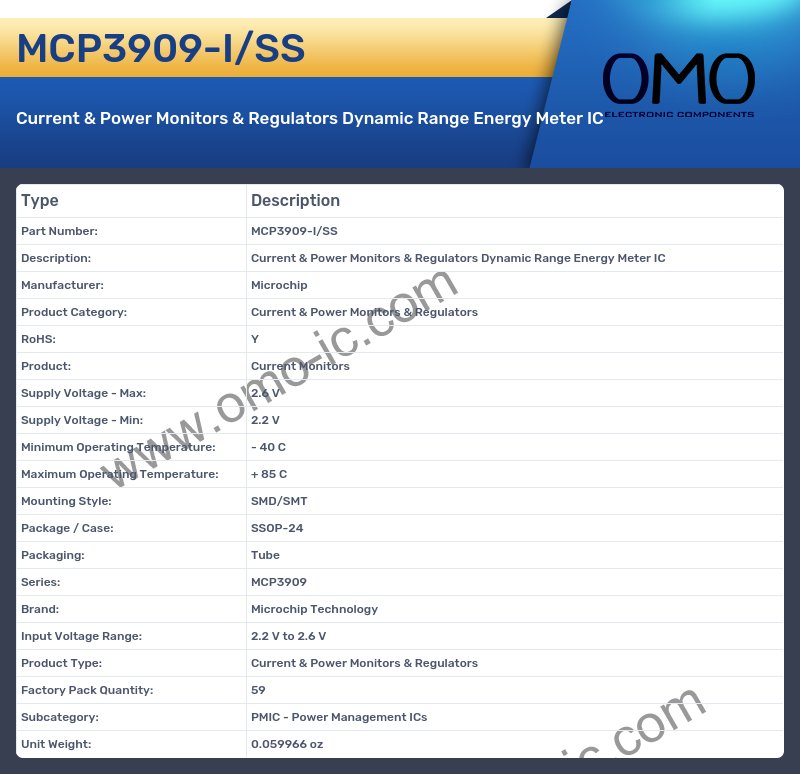 MCP3909-I/SS