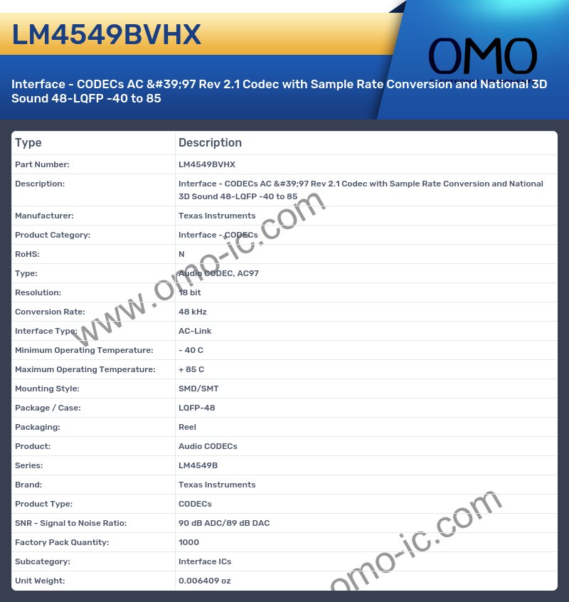 LM4549BVHX