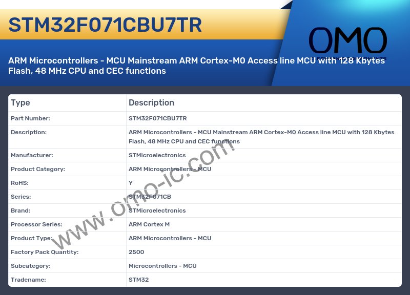 STM32F071CBU7TR