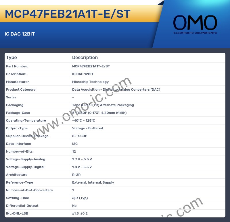MCP47FEB21A1T-E/ST