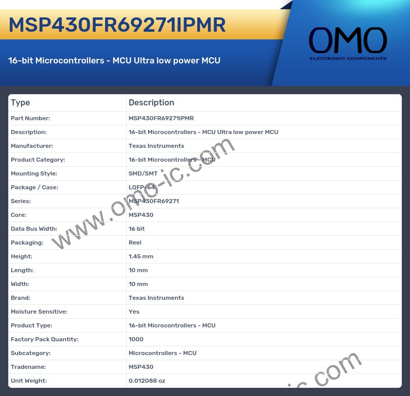 MSP430FR69271IPMR