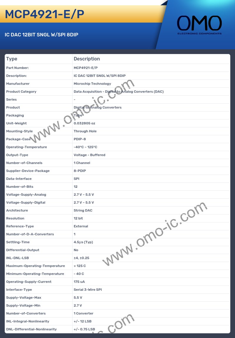 MCP4921-E/P