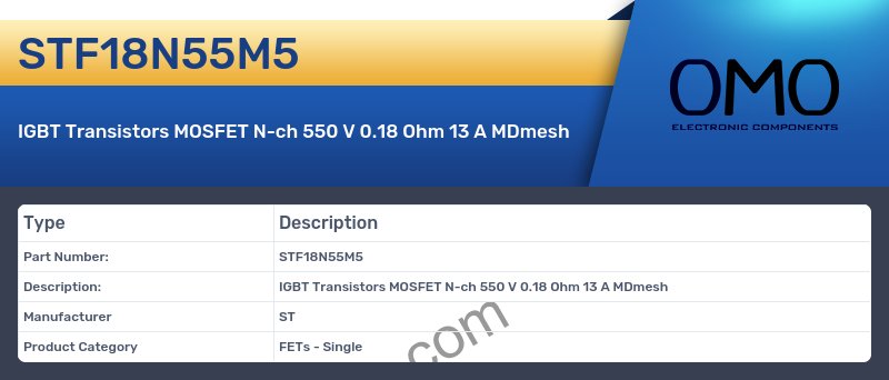STF18N55M5
