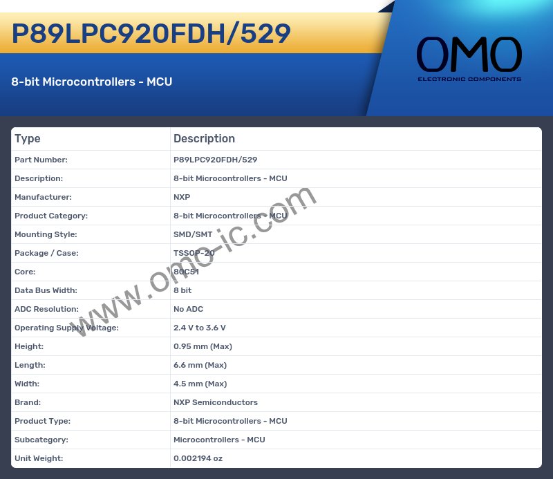 P89LPC920FDH/529