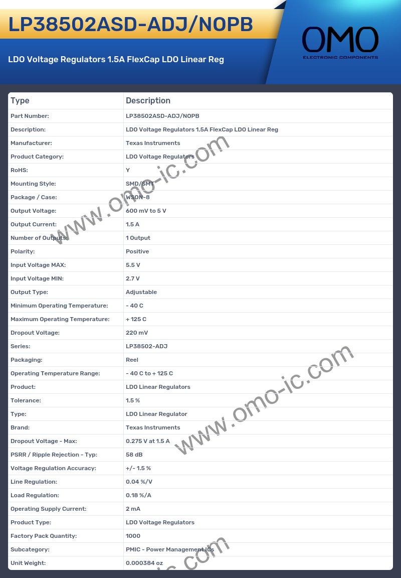 LP38502ASD-ADJ/NOPB