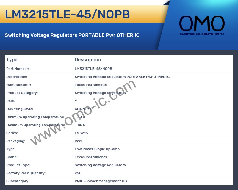 LM3215TLE-45/NOPB
