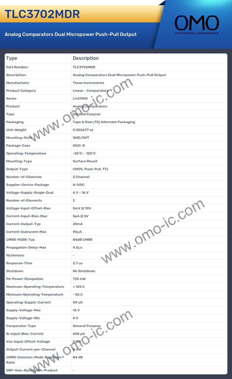 TLC3702MDR