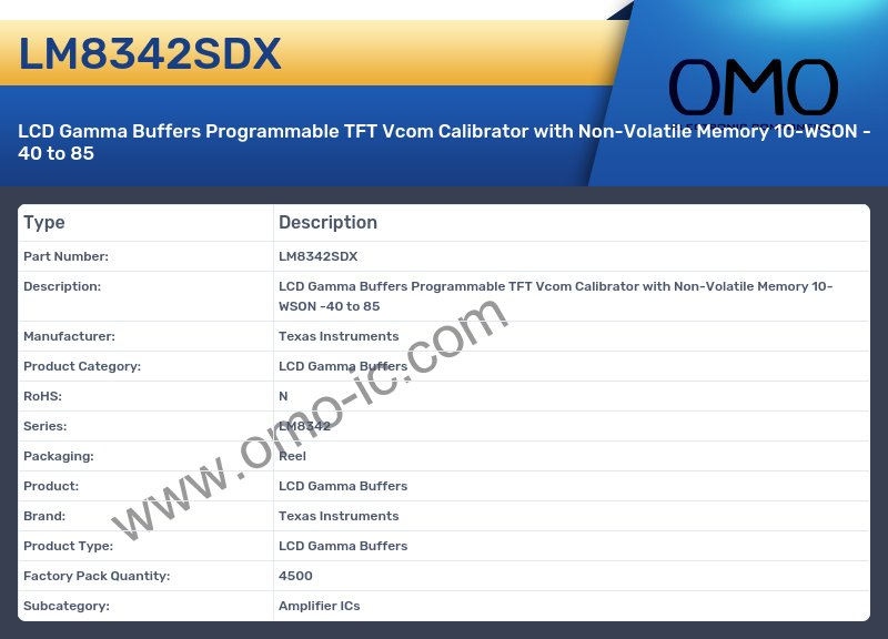 LM8342SDX